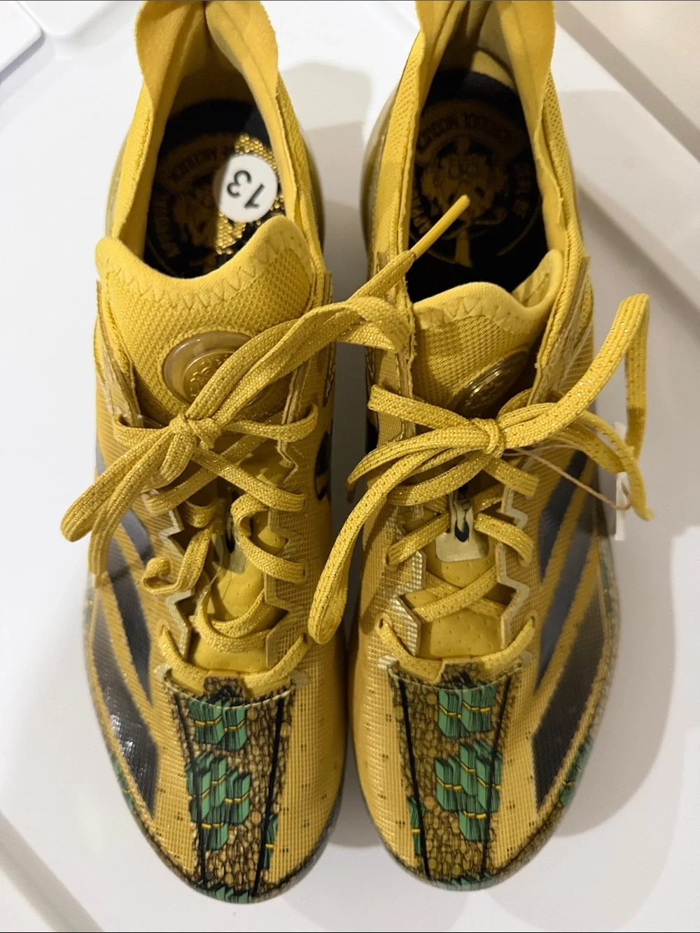 NEW Adidas Adizero Electric Disney Football Cleats Men’s Scrooge McDuck Money 13